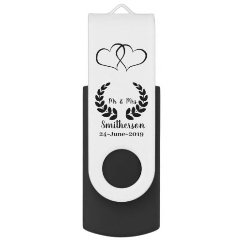 Personalised wedding USB Stick Flash Drive