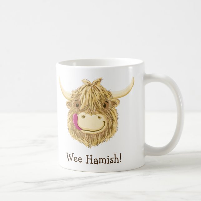 Personalised Wee Hamish Coffee Mug (Right)