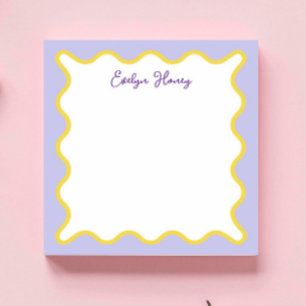 Personalised Whimsical Vibrant Bold Colors Notepad