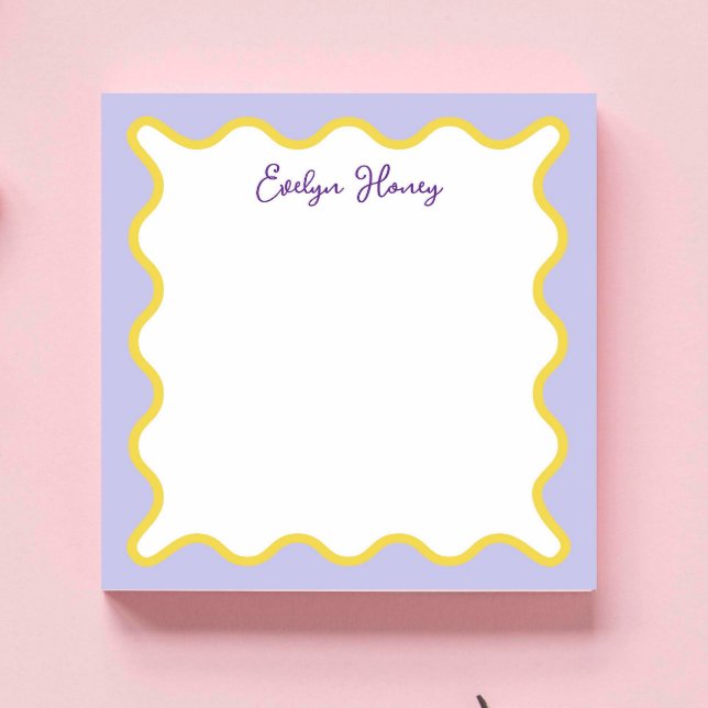 Personalised Whimsical Vibrant Bold Colors Notepad (Creator Uploaded)