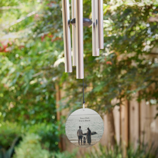 Personalised Wind Chime With Your Own Photos. Wind Chime