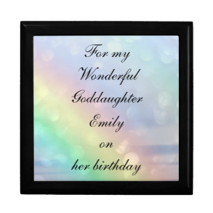 Personalised wonderful Goddaughter Birthday Gift Box