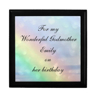 Personalised wonderful Godmother Birthday Gift Box