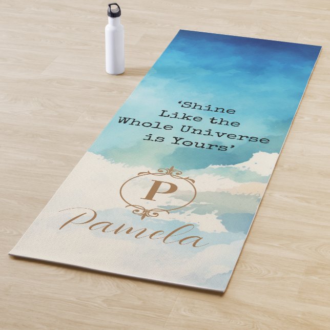 Personalised Yoga Mat, Unique Mat (In Situ)