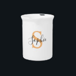 Personalised Your Name, Custom Name, Birthday Gift Beverage Pitcher<br><div class="desc">Add your name to this for a personalized gift or just for everyday use!</div>