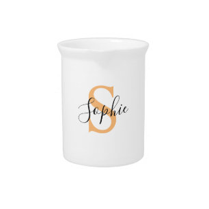 Personalised Your Name, Custom Name, Birthday Gift Beverage Pitcher