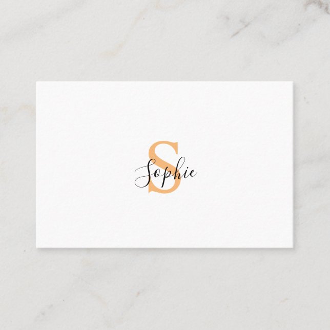 Personalised Your Name, Custom Name, Birthday Gift Business Card (Front)