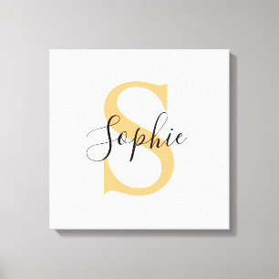 Personalised Your Name, Custom Name, Birthday Gift Canvas Print