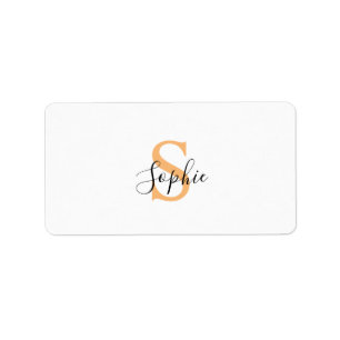 Personalised Your Name, Custom Name, Birthday Gift Label