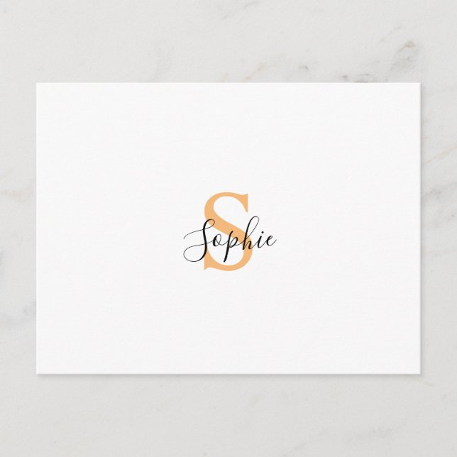 Personalised Your Name, Custom Name, Birthday Gift Postcard (Front)