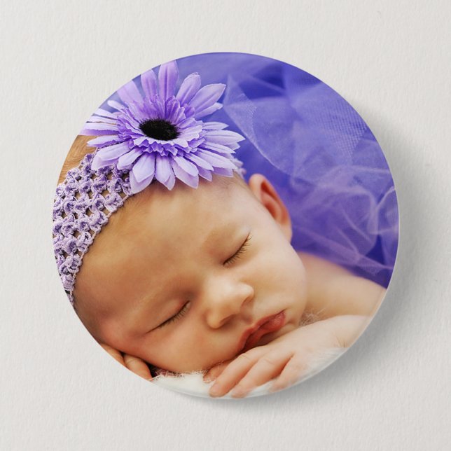 Personalised Your Photo Button (Front)