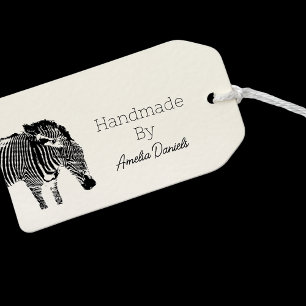 Personalised Zebra Handmade By Self-inking Stamp