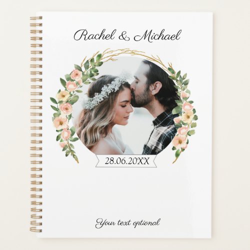 Personalisierbar Foto Hochzeit Planner