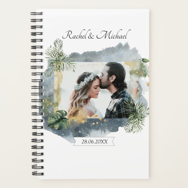 Personalisierbarer Foto Hochzeit Planner (Front)