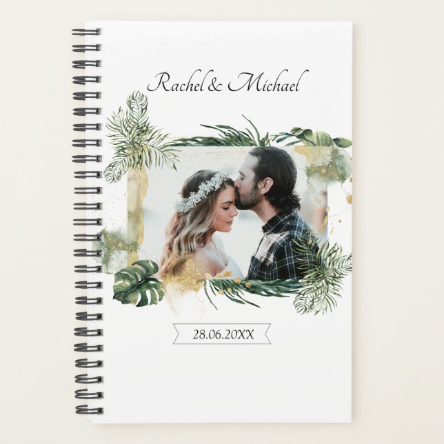 Personalisierbarer Foto Hochzeit Planner (Front)
