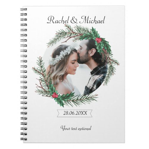 Personalisierbarer Hochzeit Foto Notebook