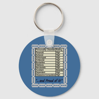 Personality Disorder 3 Keychain
