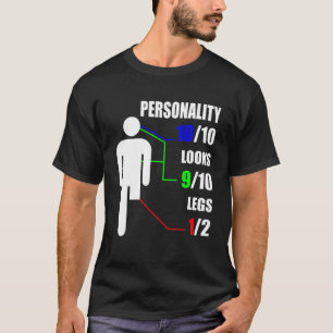 Personality Looks Leg Amputation Handicap Amputee  T-Shirt