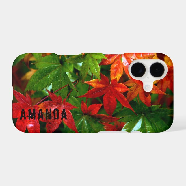 Personalizable Autumn Rain Case-Mate iPhone Case (Back (Horizontal))