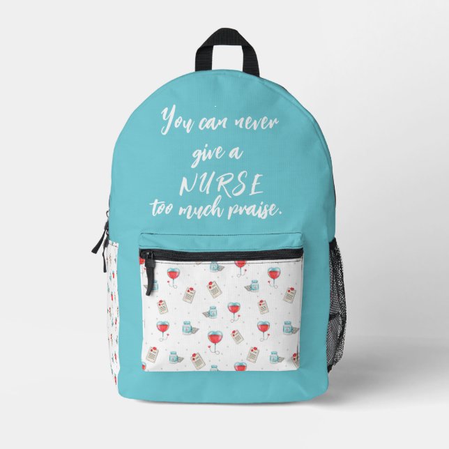 Personalizable Backpack For Nurses (Front)