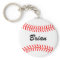 Personalizable baseball keychains