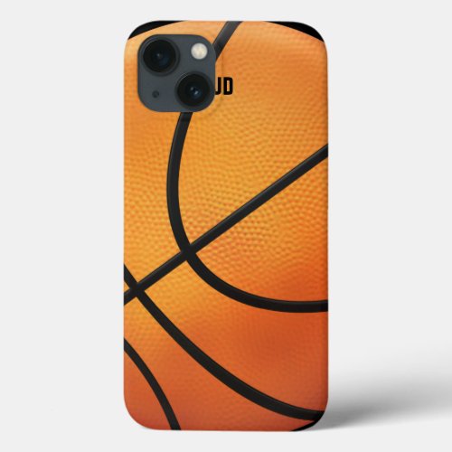 Personalizable Basketball iPhone 13 Case