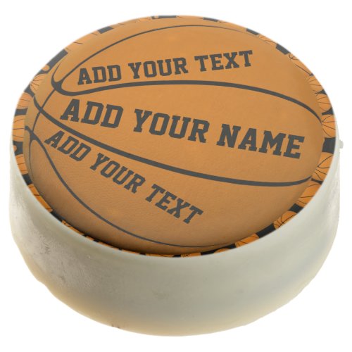 Personalizable Basketball Chocolate Covered Oreo