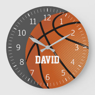 Personalizable Basketball | Cool Gift Large Clock