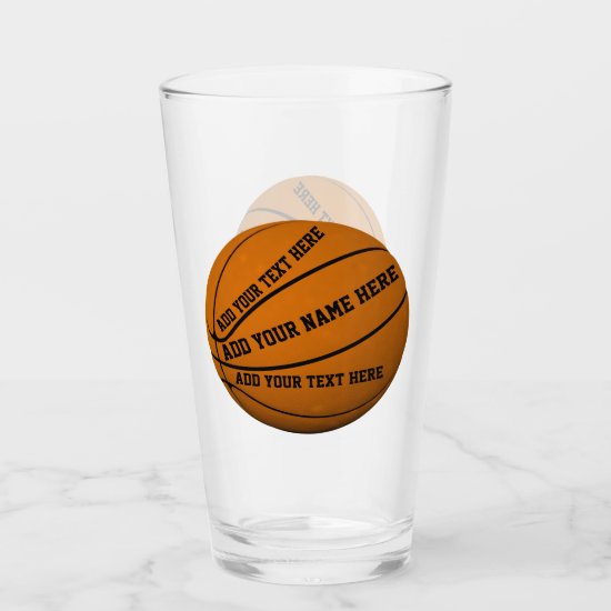 Personalizable Basketballs Glas