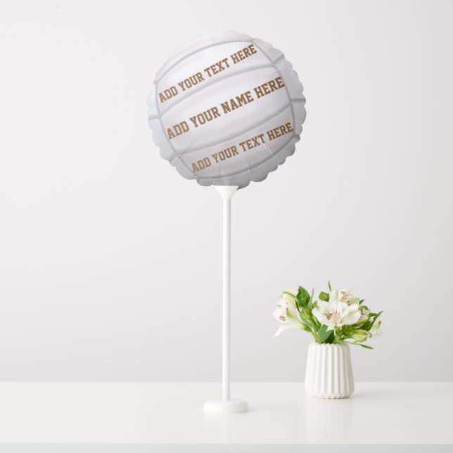Personalizable Beach Volleyball Balloon (In SItu)