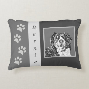 Personalizable Bernese Mountain Dog Pillow