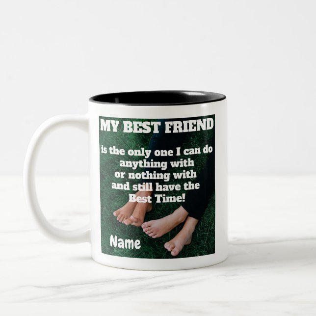 Personalizable Best Friend Coffee Mug   (Left)