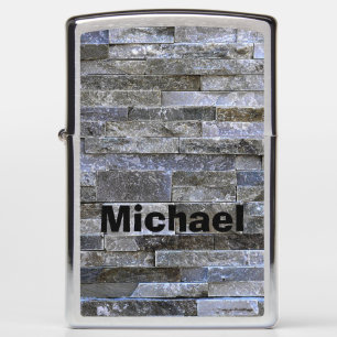 Personalizable Brick Wall Cool Texture Zippo Lighter