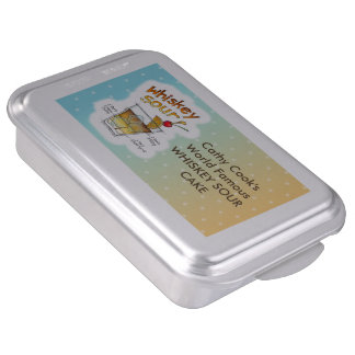PERSONALIZABLE CAKE PAN - WHISKEY SOUR RECIPE