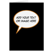 personalizable cartoon speech balloon (Front)