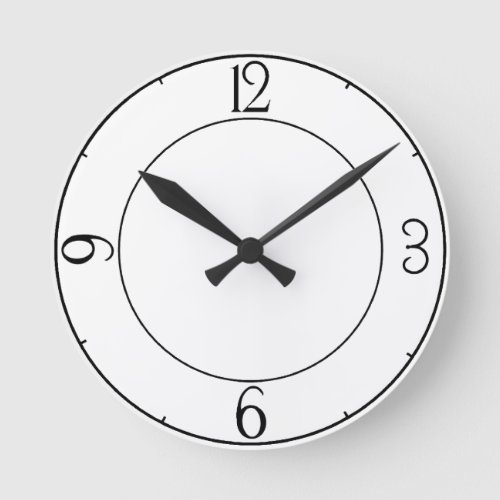 Personalizable Clock with Numbers