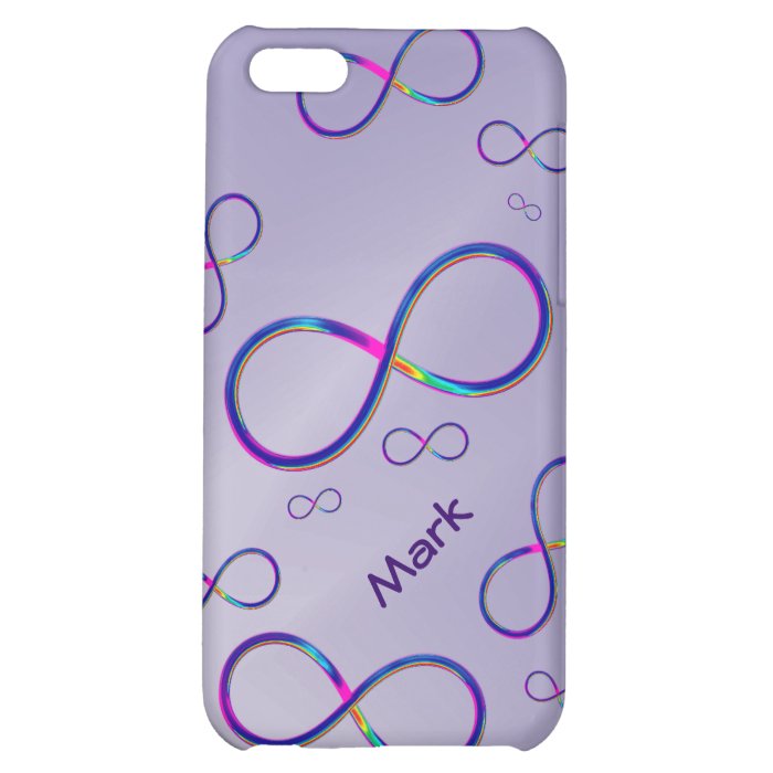 Personalizable Colorful Geek Infinity iPhone 5 Cover For iPhone 5C