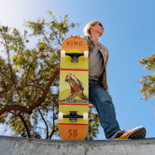 Personalizable Colorful King Cobra Skateboard