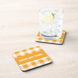 Personalizable cool home décor beverage coaster