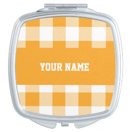 Personalizable cool home décor compact mirror