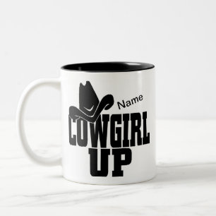 Personalizable Cowgirl Up Coffee Mug