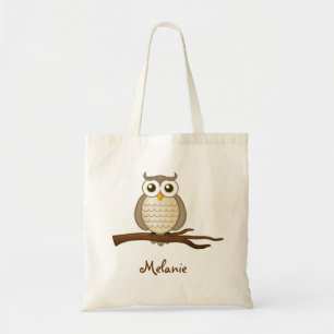 Personalizable Cute Wise Owl Bag