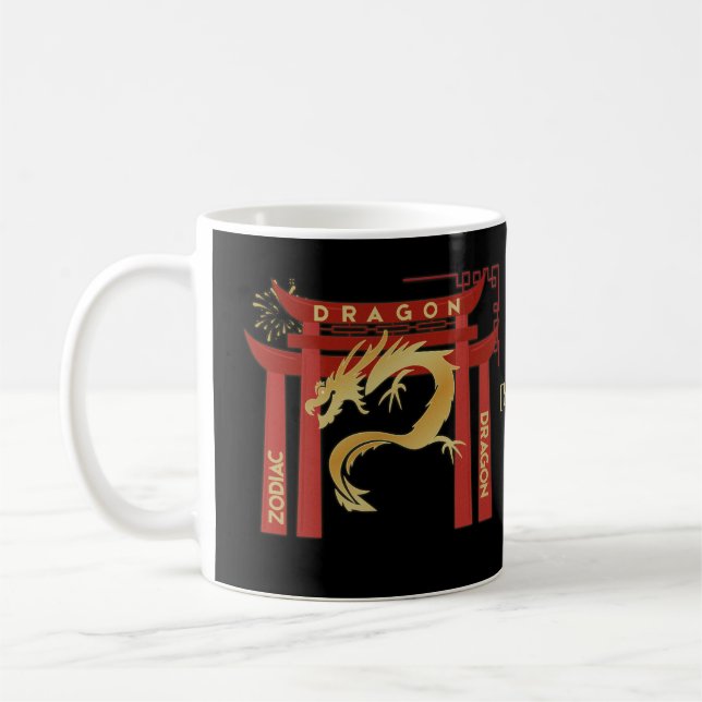 Personalizable Dragon Mug | Taza Dragón (Left)