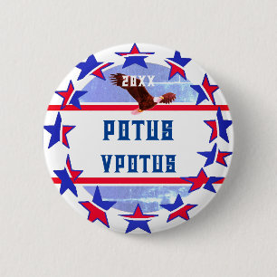 Personalizable Election - Potus / Vice Potus Button