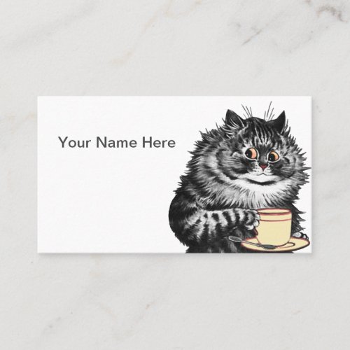 Personalizable Funny Cat Business Card