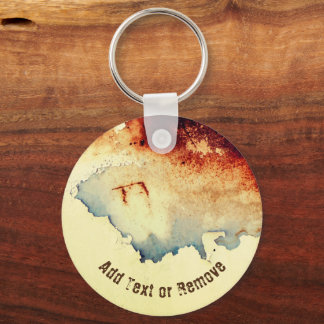 Personalizable Funny Rusty Abandoned Object Keychain