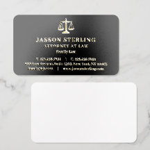 Personalizable Gold Attorney Business Design