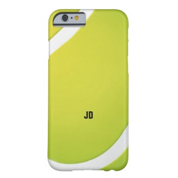 Personalizable Green Tennis Ball Barely There Iphone 6 Case by BestCases4u at Zazzle
