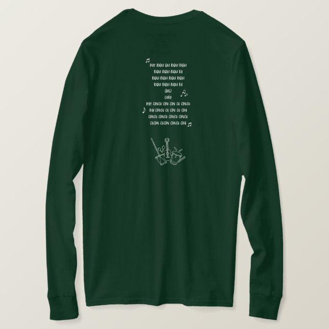  Personalizable – Hay riqui “Así Suena la Navidad” T-Shirt (Design Back)