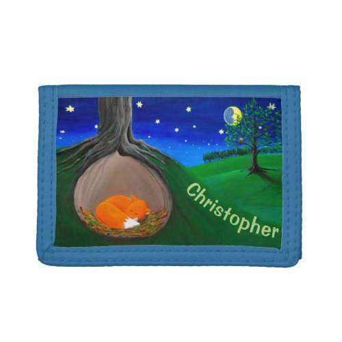 Personalizable Kids Wallet  Little Fox Wallet